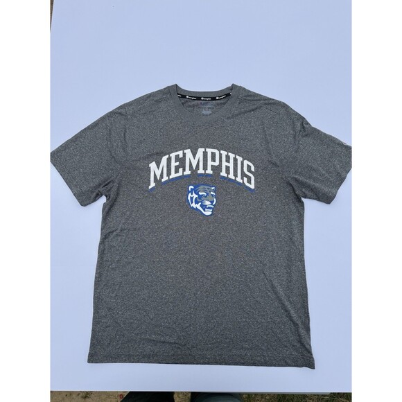 Champion Men’s Memphis Tigers T-Shirt Size Large Gray Short Sleeve Graphic Tee - Picture 1 of 8